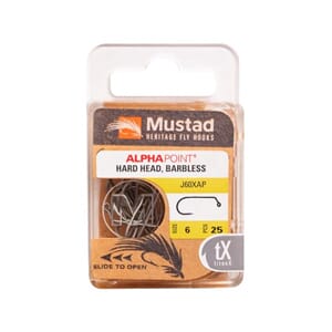 Mustad Heritage J60XAP Hard Head Barbless