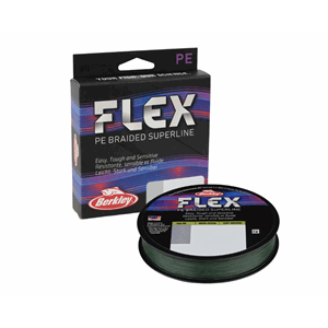 Berkley Flex Braid 135m 0.12 Moss Green