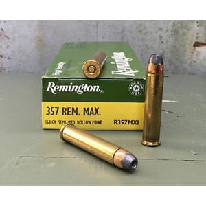 Remington 357 Max 158gr HPR