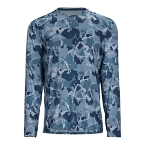 VP Simms Solarflex Crew W's Reg Camo Neptune M