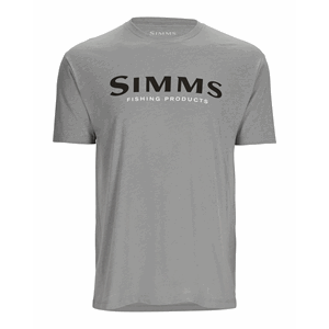 Simms Logo T-Shirt Cinder Heather