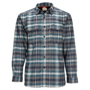 Simms Coldweather Shirt Navy Sterling Plaid