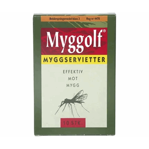 Mygga servietter 10 stk