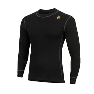 Aclima Warmwool Crew Neck Jet Black Herre