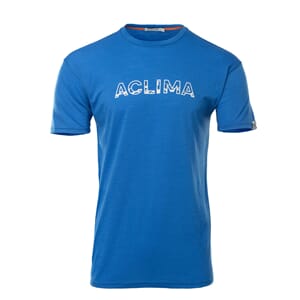 Aclima LightWool Classic Tee Logo Daphne