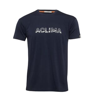 Aclima LightWool Classic Tee Logo Navy