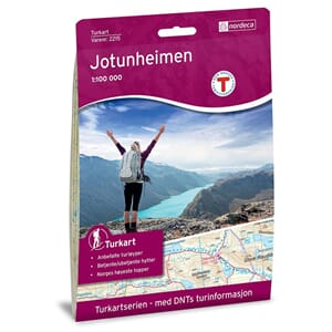 Turkart Jotunheimen 1:100 000