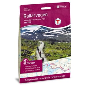 Turkart Rallarvegen 1:50 000