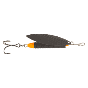 Søvik Atlantic Salmon Spinner Black/UV Orange Tail