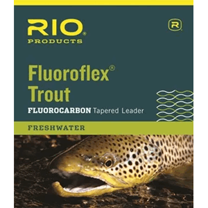 RioRio Fluoroflex Tapered Trout Leader 9" 1pk