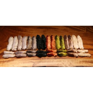 Hareline Snowshoe Rabbit Feet Olive