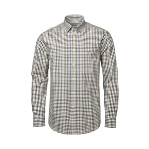 Chevalier Belmont Regular Fit  Leather Brown Checked